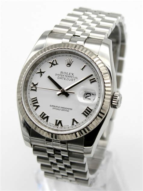 rolex datejust 116234 stainless steel.